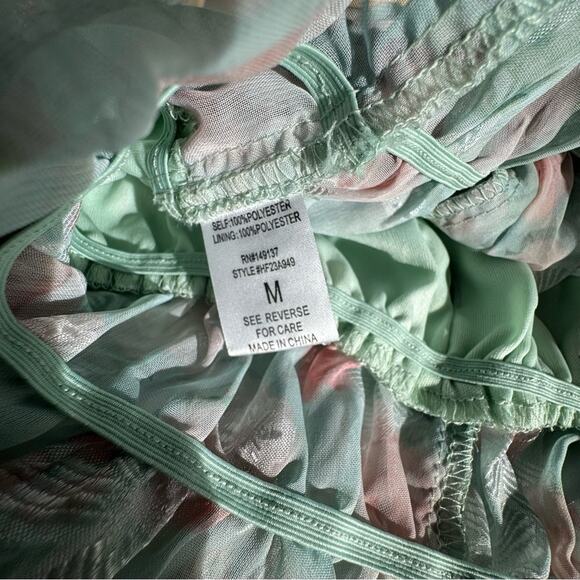 Babydoll MilkMaid Romantic Crop top Chiffon Floral Smock… - Picture 14 of 14